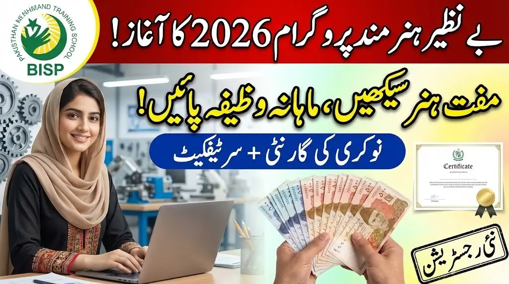 8171 Benazir Hunarmand Program 2026 IT, Construction, Beauty, and More Free Courses