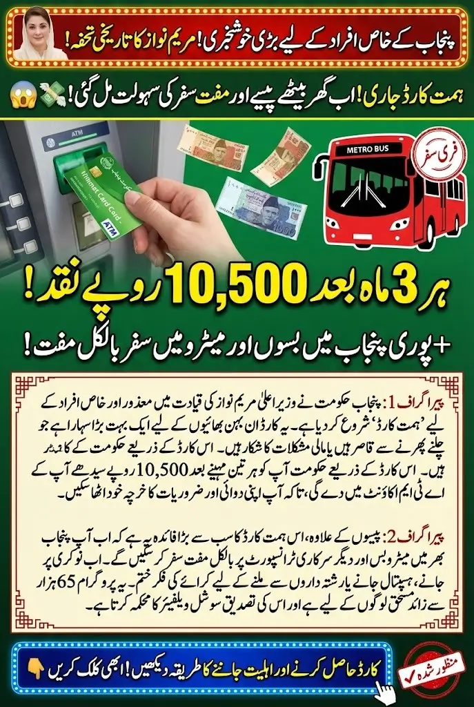 CM Himmat Card Punjab Phase II 30% Women Quota and Expanded PWD Support