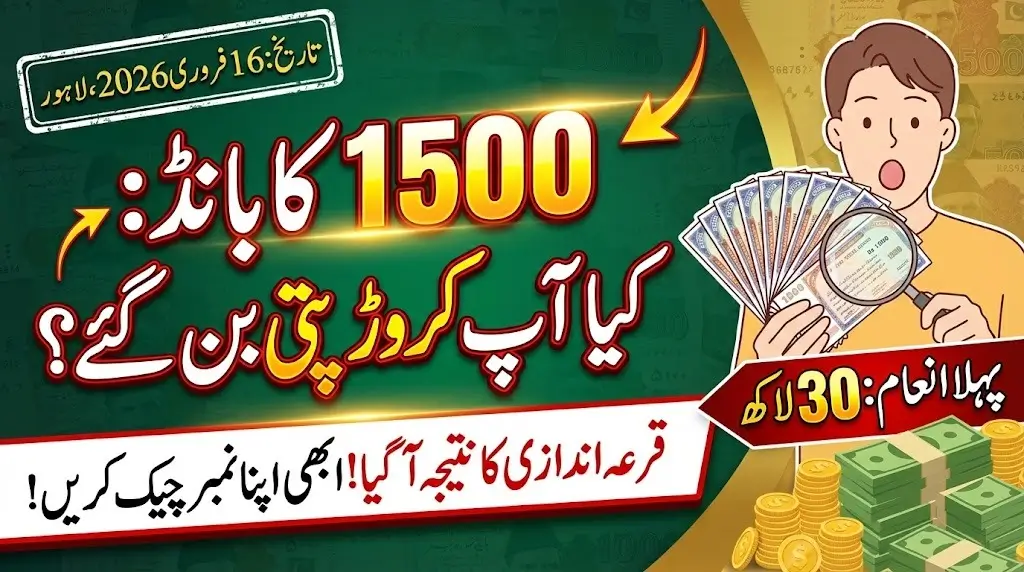 Rs 1,500 Prize Bond Draw 2026 Date, Venue, and Prize Breakdown
