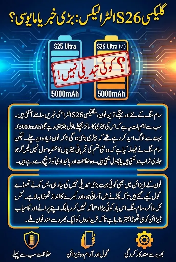 Samsung Galaxy S26 Ultra Same Battery, Refined Design According to Leaks